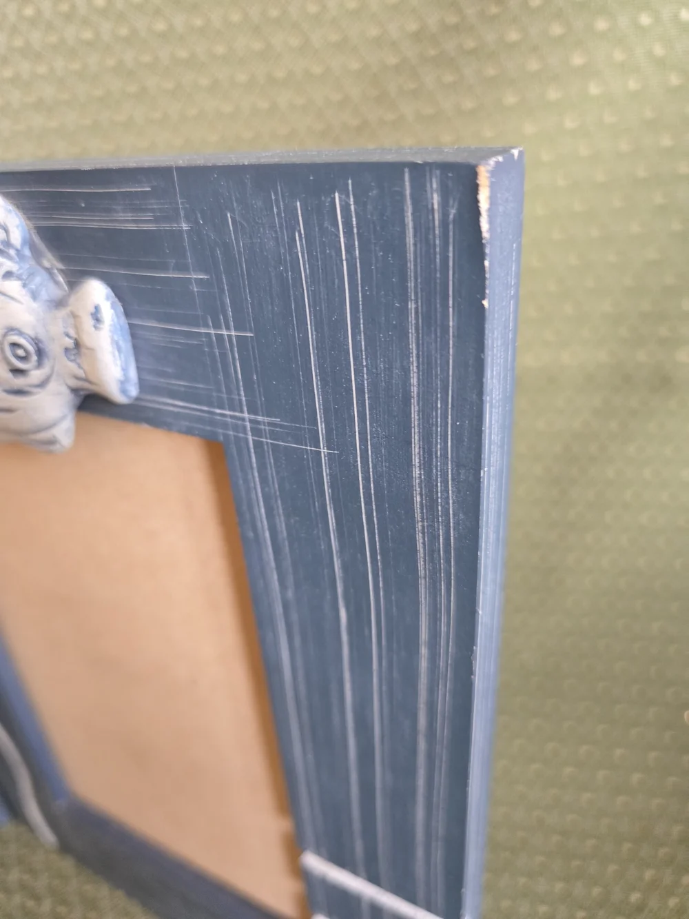 Double Hinged Blue Nautical Sea Shell & Fish Wooden Photo Frame - 4x6 Pics